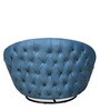 Bellini Barrel Chair with Swivel in Deep Blue Colour
