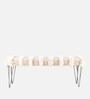 Belmont 3 Seater Bench In Beige Colour