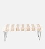 Belmont 3 Seater Bench In Beige Colour