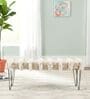 Belmont 3 Seater Bench In Beige Colour