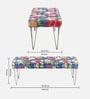 Belmont 3 Seater Bench In Blue Colour