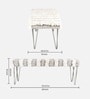 Belmont 3 Seater Bench In Grey Colour