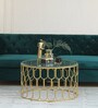 Belmont Large Glass Top Coffee Table In Golden Finish