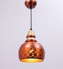 Intricately Belon Copper Metal Hanging Light