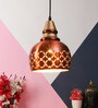 Intricately Belon Copper Metal Hanging Light