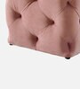 Belted Velvet Pouffe In Pink Colour