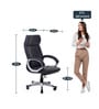 Ben High Back Executive Chair in Black Colour