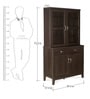 Ben Hutch Kitchen Storage Unit in Brown Color