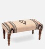 Bench Solid Wood Bench in Beige Colour
