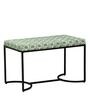 Baley Metal Bench In Black Finish