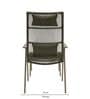 Benco Wicker Outdoor Relax Chair In Birch Brown Colour
