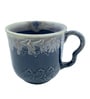 Bending 220ml Blue Ceramic (Set of 2) Tea Cup