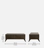 Bengali Mango Coffee Table in Wenge Finish With Drawers