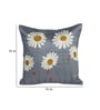 Blue Poly Cotton 16X16 Inches 5Pcs Cushion Covers
