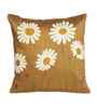 Golden Poly Cotton 16X16 Inches 5Pcs Cushion Covers