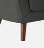 Benjamin Fabric 1 Seater Sofa in Charcoal Grey Colour