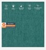 Benjamin Fabric 1 Seater Sofa in Sea Green Colour