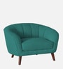 Benjamin Fabric 1 Seater Sofa in Sea Green Colour