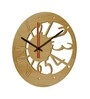 Bennu Engineered Wood Walnut Wall Clock
