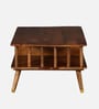 Benot Mango Wood Coffee Table In Rustic Teak Finish With Drawers
