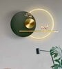 Benouville 32 Watt Metal Novelty LED Wall Light (Green & Gold)