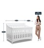 Bentley Solid Wood Crib in White Finish