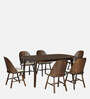 Bentley 6 Seater Dinning Table In Brown Finish