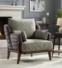 Bentley Fabric Lounge Chair In Grey Colour
