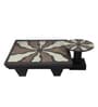 Bentley Metal Nesting Coffee Table Set in Black Finish (Set of 2)