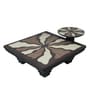 Bentley Metal Nesting Coffee Table Set in Black Finish (Set of 2)