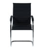 Benton Visitor Chair in PU Black Colour