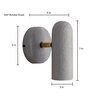 Bentu 360 Grey Wall Sconce