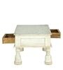 Berdy Solid Wood Coffee Table in Distress Finish