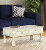 Berdy Solid Wood Coffee Table in Distress Finish