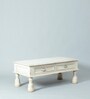 Berdy Solid Wood Coffee Table in Distress Finish