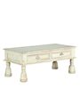 Berdy Solid Wood Coffee Table in Distress Finish