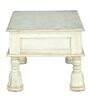 Berdy Solid Wood Coffee Table in Distress Finish