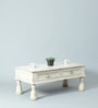Berdy Solid Wood Coffee Table in Distress Finish