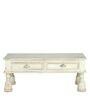 Berdy Solid Wood Coffee Table in Distress Finish