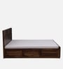 Bergen Sheesham Wood King Size Bed In Provincial Teak Finish With Box Storage