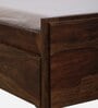 Bergen Sheesham Wood King Size Bed In Provincial Teak Finish With Drawer Storage