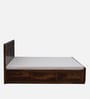 Bergen Sheesham Wood King Size Bed In Provincial Teak Finish With Hydraulic Storage