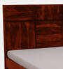 Bergen Sheesham Wood Queen Size Bed In Honey Oak Finish
