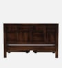 Bergen Sheesham Wood Queen Size Bed In Provincial Teak Finish With Drawer Storage
