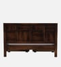 Bergen Sheesham Wood Queen Size Bed In Provincial Teak Finish With Drawer Storage