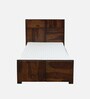 Bergen Sheesham Wood Single Bed In Provincial Teak Finish