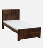 Bergen Sheesham Wood Single Bed In Provincial Teak Finish