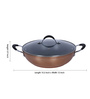29cm Aluminium Non-Stick Kadhai (Copper)