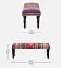 Berkshire Sheesham Wood Bench In Warm Chestnut Finish