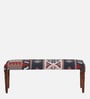 Berkshire Sheesham Wood Upholstered Bench In Honey Oak Finish